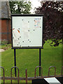 TL9877 : Market Weston Village Notice Board by Geographer