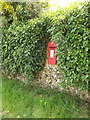 TM0280 : Whitehouse Farm George V Postbox by Geographer