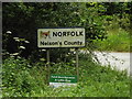 TM0080 : Norfolk County Name sign on the B1111 Common Road by Geographer