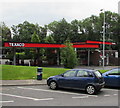 SN5707 : Texaco filling station, Pont Abraham by Jaggery