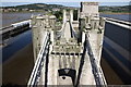 SH7877 : Conwy Suspension Bridge by Jeff Buck