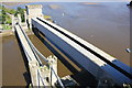 SH7877 : Conwy Suspension and Tubular Bridge by Jeff Buck