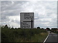 TL9974 : Roadsign on the A143 Bury Road by Geographer