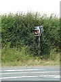 TL9371 : Roadsign on the A1088 Thetford Road by Geographer