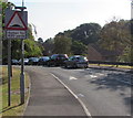 ST3088 : Warning sign - speed humps for 430 yards, Sorrel Drive, Newport by Jaggery