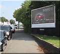 ST1167 : Mazda MX-5 advert, Broad Street, Barry by Jaggery