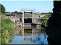 TF5801 : Sluice at the end of The Old Bedford River, Salters Lode by Richard Humphrey