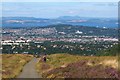 NT2166 : Edinburgh and the Forth from the path above Bonaly by Jim Barton