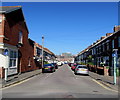 SX9192 : One-way signs, Clinton Street, St Thomas, Exeter by Jaggery