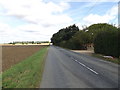 TM0571 : B1113 Finningham Road, Gislingham by Geographer