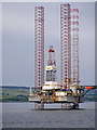 NH7767 : Drilling Rig GSF Monarch in Cromarty Firth by David Dixon