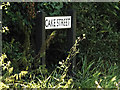 TM0790 : Cake Street sign by Geographer