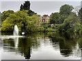 SP8633 : The Lake and Mansion, Bletchley Park by David Dixon