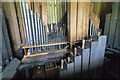 TA0015 : Organ internals, St Andrew's church, Bonby by J.Hannan-Briggs