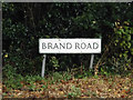 TL9067 : Brand Road sign by Geographer