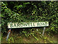 TL9676 : Bardwell Road sign by Geographer