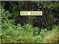 TL9367 : Fen Road sign by Geographer