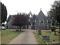 TM1180 : Diss Cemetery Church at Diss Cemertery by Geographer