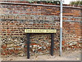 TL9370 : Thetford Road sign by Geographer