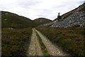 NJ2812 : Creag Aighean screes by Richard Webb