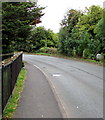 SJ3150 : Visibility mirror at a bend in Berse Road, New Broughton by Jaggery