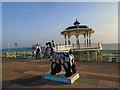 TQ3004 : Snowdog #7, Brighton Bandstand by Paul Gillett