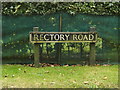 TM1685 : Rectory Road sign by Geographer