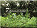 TM1484 : Burston Road sign by Geographer