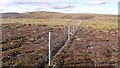 NH8019 : Electric fence and Carn Coire na Caorach by Richard Webb