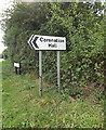 TM1691 : Roadsign on Woodrow Lane by Geographer