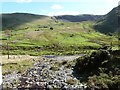 SN8174 : Looking down a feeder stream to the River Ystwyth by Derek Voller