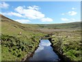 SN9071 : The River Elan  from the bridge at  Pont Ar Elan by Derek Voller