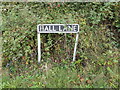 TM1791 : Hall Lane sign by Geographer