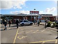 SE4281 : Car Park, Tesco Thirsk Superstore, YO7 1PZ by Peter Holmes