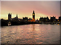 TQ3079 : Westminster Sunset by David Dixon