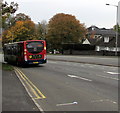 ST3090 : X3 bus descends Malpas Road, Newport by Jaggery