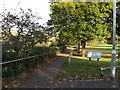 TL1415 : Footpath to the B653 Lower Luton Road by Geographer