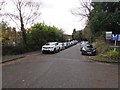 SO8963 : Road to platform 2, Droitwich Spa railway station by Jaggery