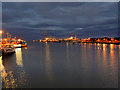 O1834 : River Liffey at Night by David Dixon