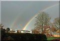 SX9065 : Double rainbow, Torquay Academy by Derek Harper