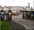 ST4836 : Clarks Village loading bay entrance, Street, Somerset by Jaggery