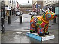 NZ2464 : Great  North Snowdog Psychedelic Snowdog, Ridley Place, Newcastle upon Tyne by Graham Robson