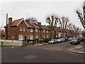 TQ2788 : Housing terrace, Kenwood Road, Highgate by Jim Osley