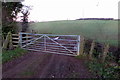 SP6350 : Gate on the bridleway by Philip Jeffrey