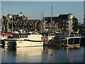 TQ6402 : Catamaran Fishing Boats, Sovereign Harbour by David Anstiss