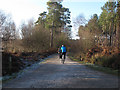 SJ5571 : Cycling on a cold day by Stephen Craven