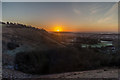 TQ2451 : Sunrise from The Saddle Knob by Ian Capper