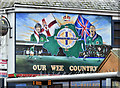 J3476 : Northern Ireland football mural, York Road, Belfast (January 2017) by Albert Bridge