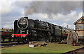 SK5415 : Quorn & Woodhouse Station - Oliver Cromwell heading south by Chris Allen