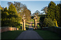 SK3820 : The gates at Staunton Harold by Oliver Mills